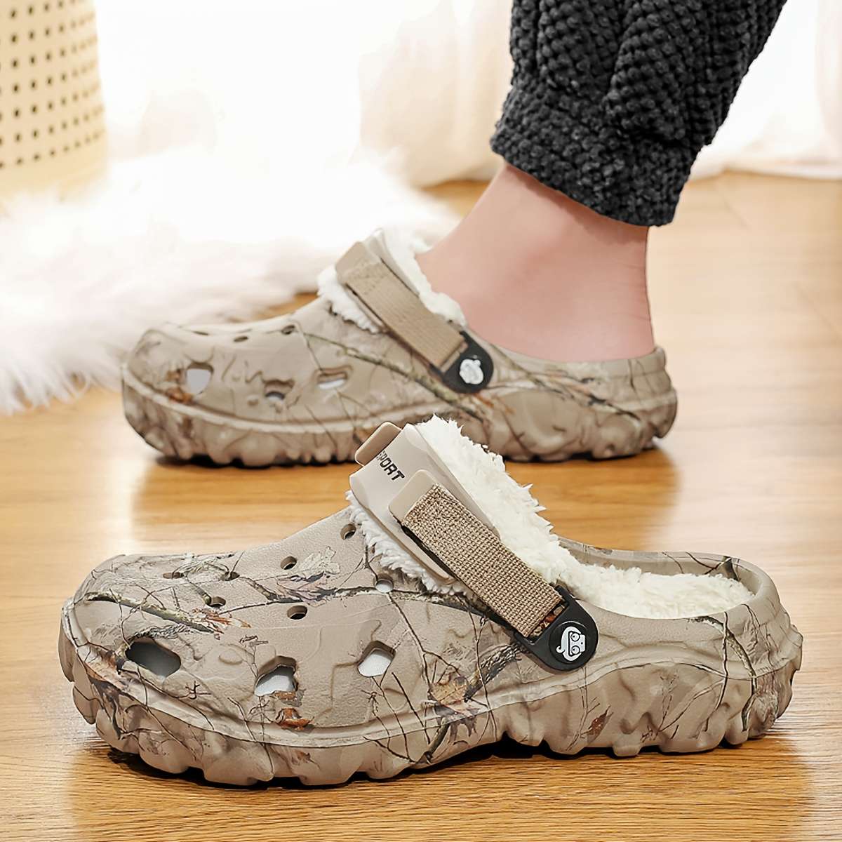 Cotton Slippers Color Black Sizeuk 7