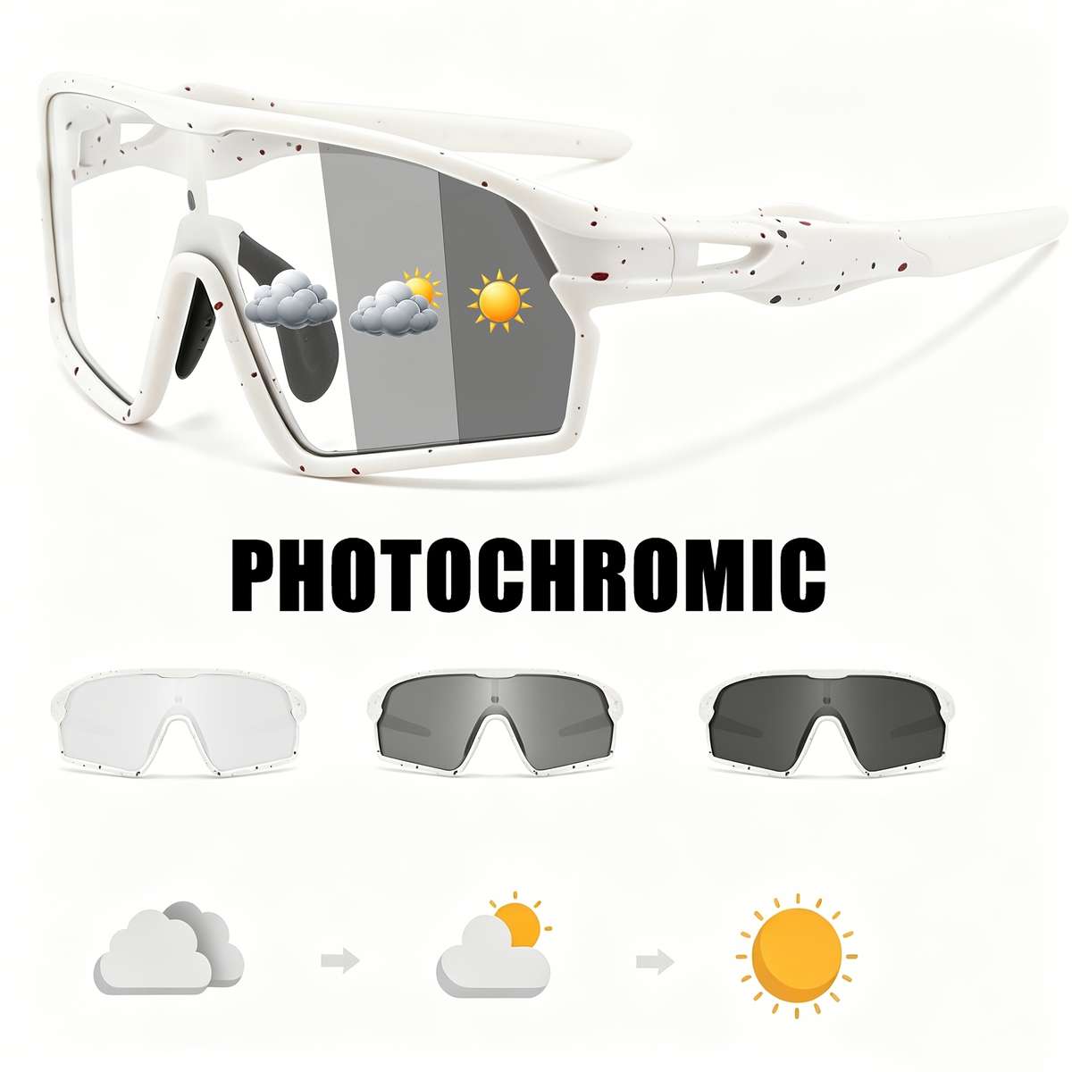 Cycling Glasses Color C5 Green