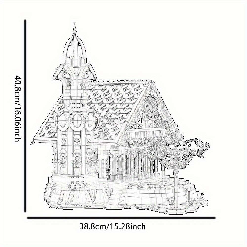 3D Building Model Puzzle Set Model Bk 33237