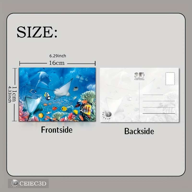 Greeting Cards Style Aquatic Creatures