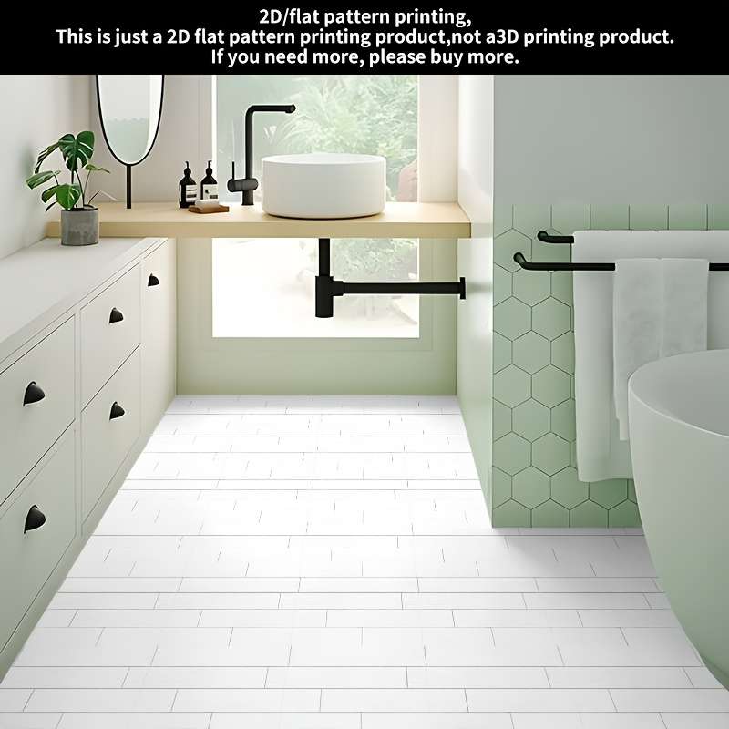 Self Adhesive Floor Stickers 11.8Inchx11.8Inch30X30Cm