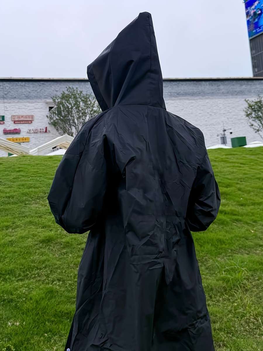 Raincoat Black Size Asian Xl