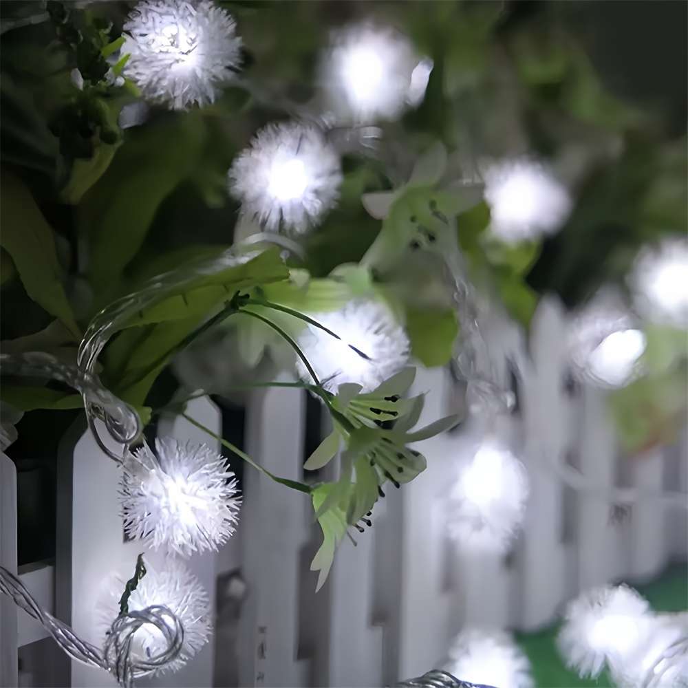 Battery Powe Led Christmas String 6M Red