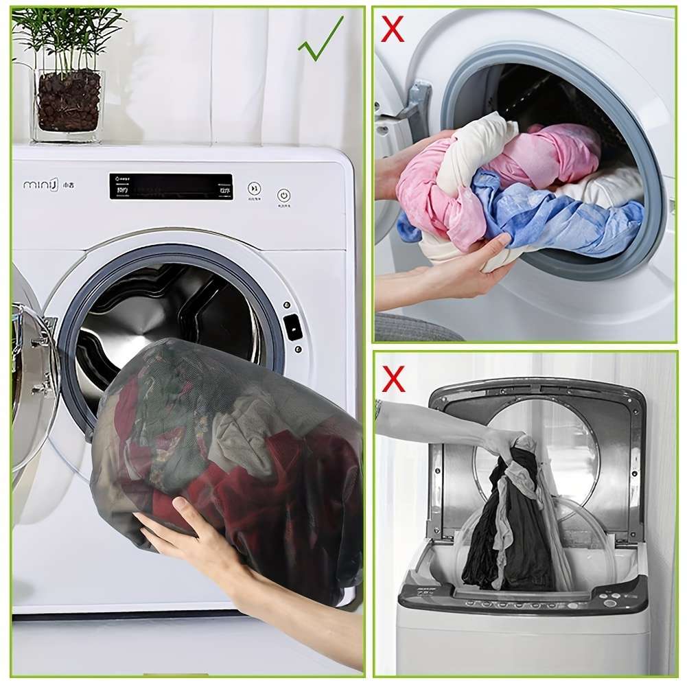 Laundry Bags Color Black Quantity1 Small1 Large