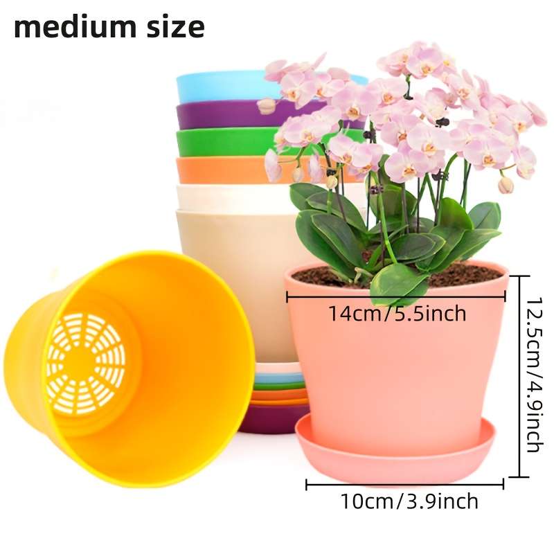 Flowerpot Color 8 Colors Model12Cm 4.7Inch