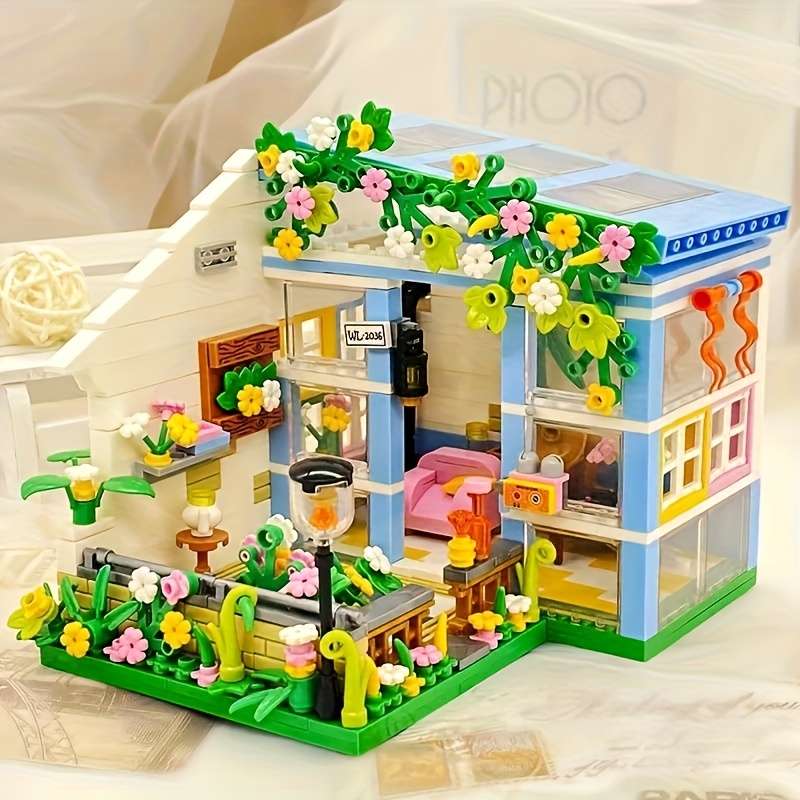 Building Toy Architectural Model Toy Set Style Street Scene Building Blocks