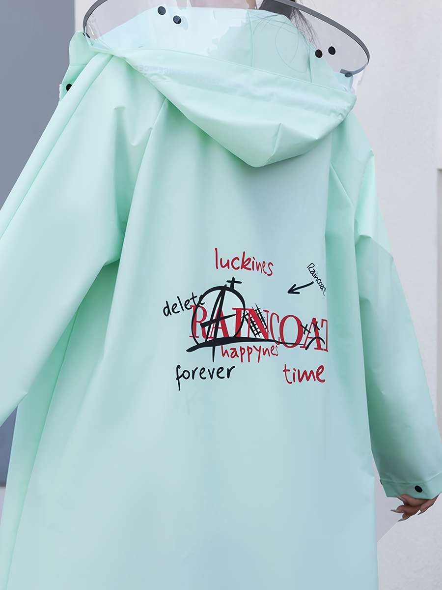 Raincoat Light Cyan Size L
