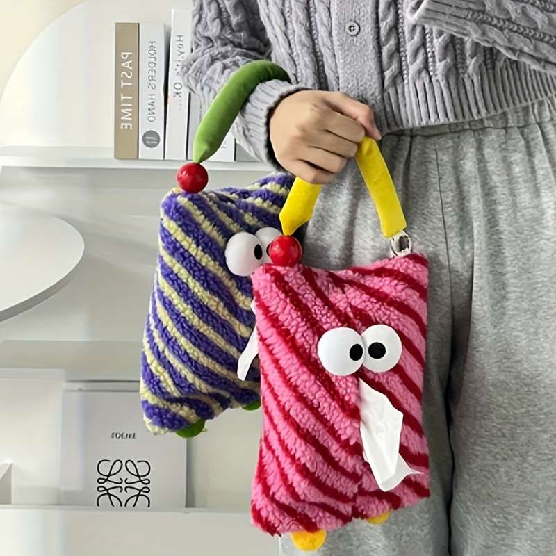 Car Tissue Box Color  Red