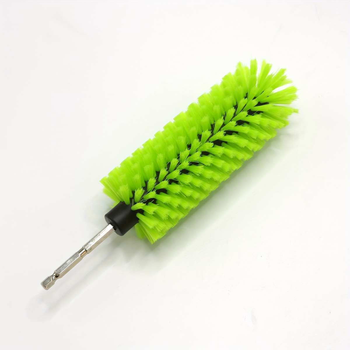 Soft-Bristled Long-Handled Drill Brush Red