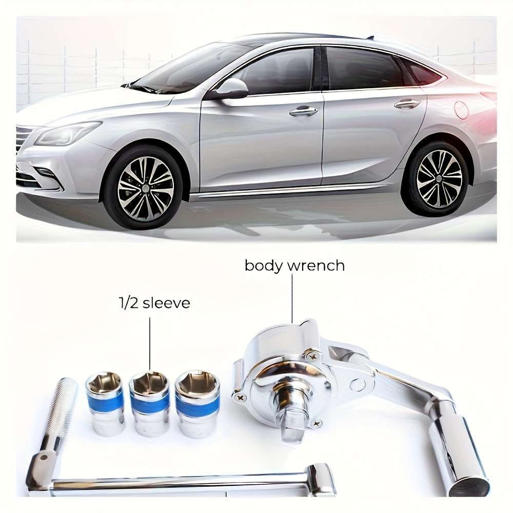 Versatile 320Nm High Torque Car Ratchet Wrench Kit