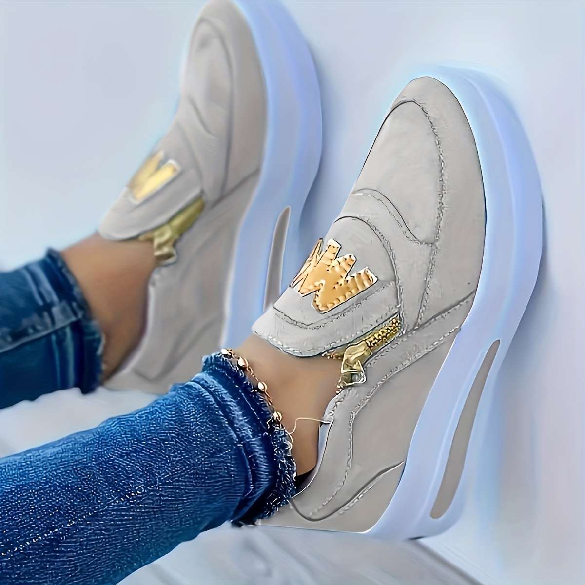 Women S Sneakers Color Blue Sizeuk 5