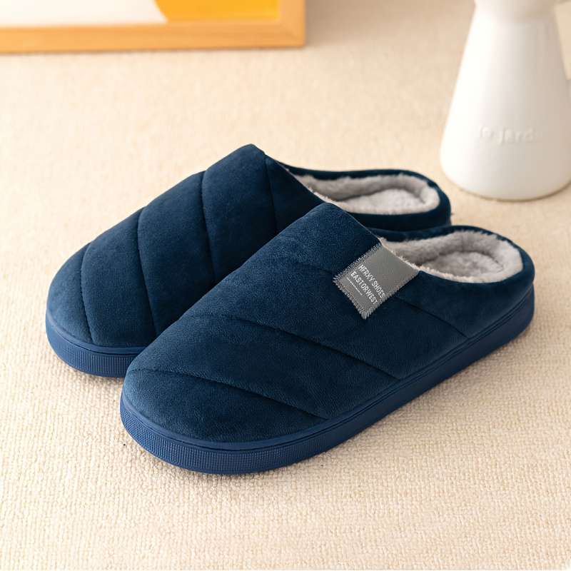 Cotton Slippers Color Coffee Brown Sizeuk 6.5-7
