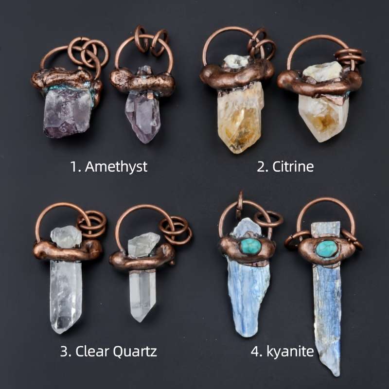 Womens Necklace Color 2. Citrine