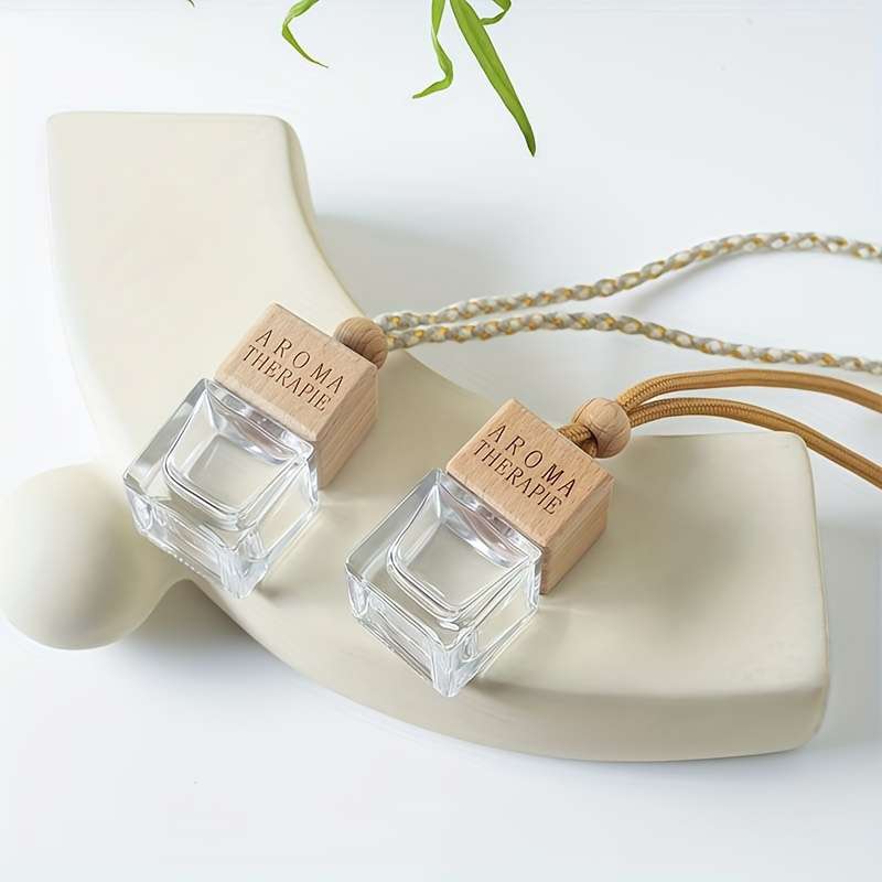 Car  Fragrance  Refill  Bottle Color Beige Rope 5Pcs