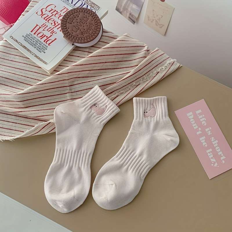 Women S Socks Color 5Pcs Mixed Color Size Onesize