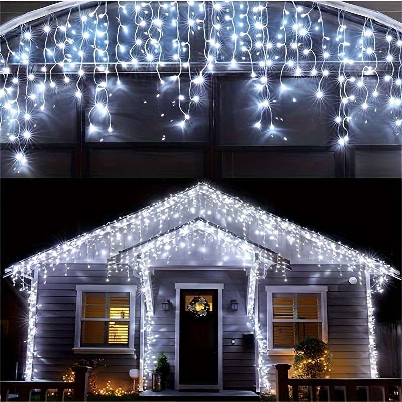 96Led Led Icicle String Lights Solar