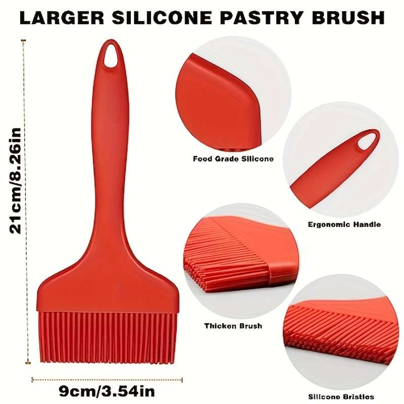Baking Brush Color Red 1Set