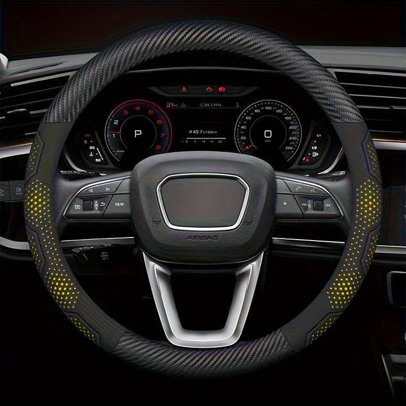 Car Steering Wheel Cover White