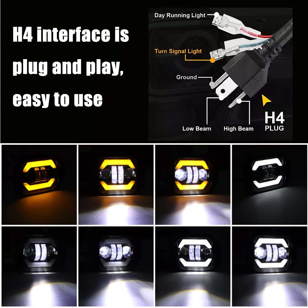 Car Lights Items H4 2Pcs