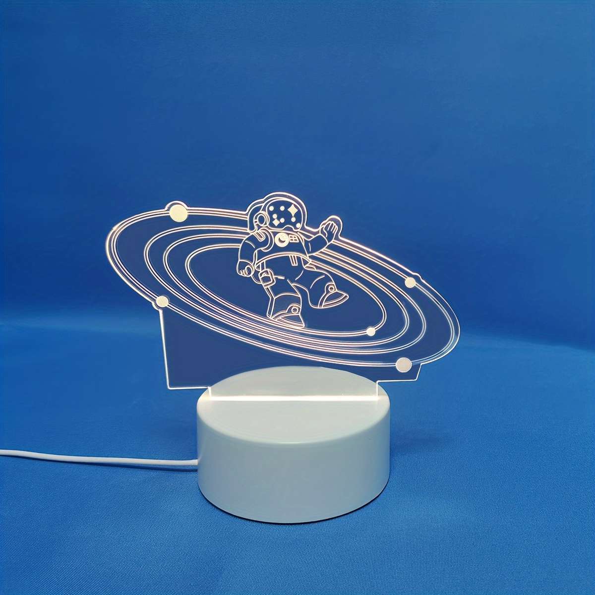 Night Light Style Astronaut 3D Stereoscopic Space Night Light