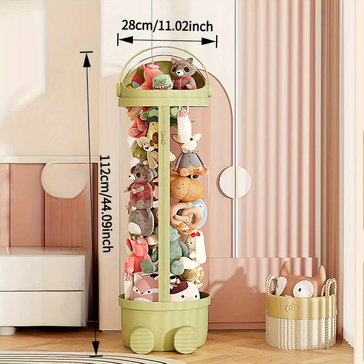 Storage And Organizationcolor Zipper Style Pink Model Small Size  111.99 X 27.99 Cm