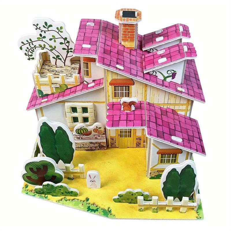3D Building Model Puzzle Set Model Jf A040