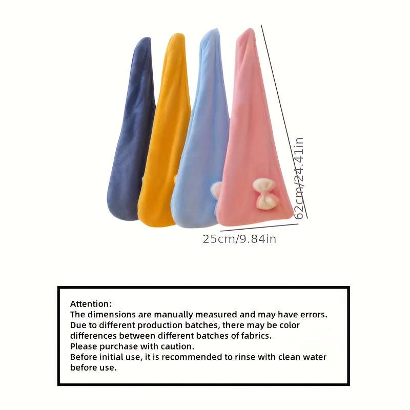 Hair Turban 2Pcs Light BluePink