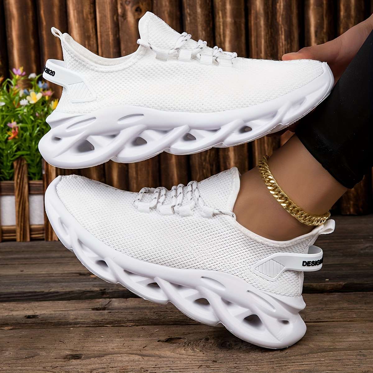 Women S Sneakers Color White Sizeuk 5.5