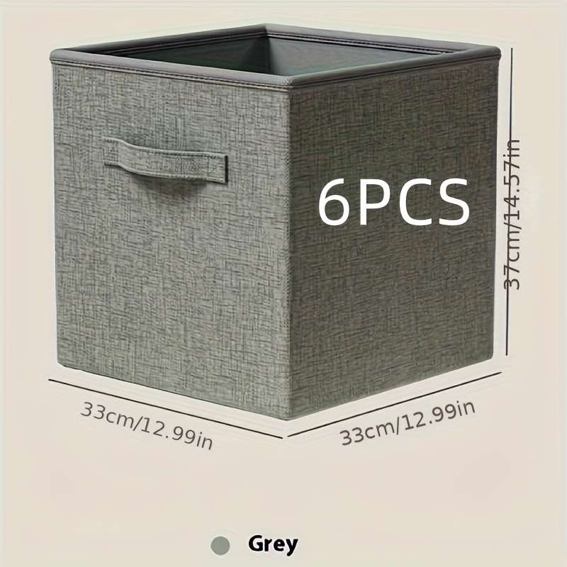 Storage And Organizationcolor Grey Quantity 6Pcs