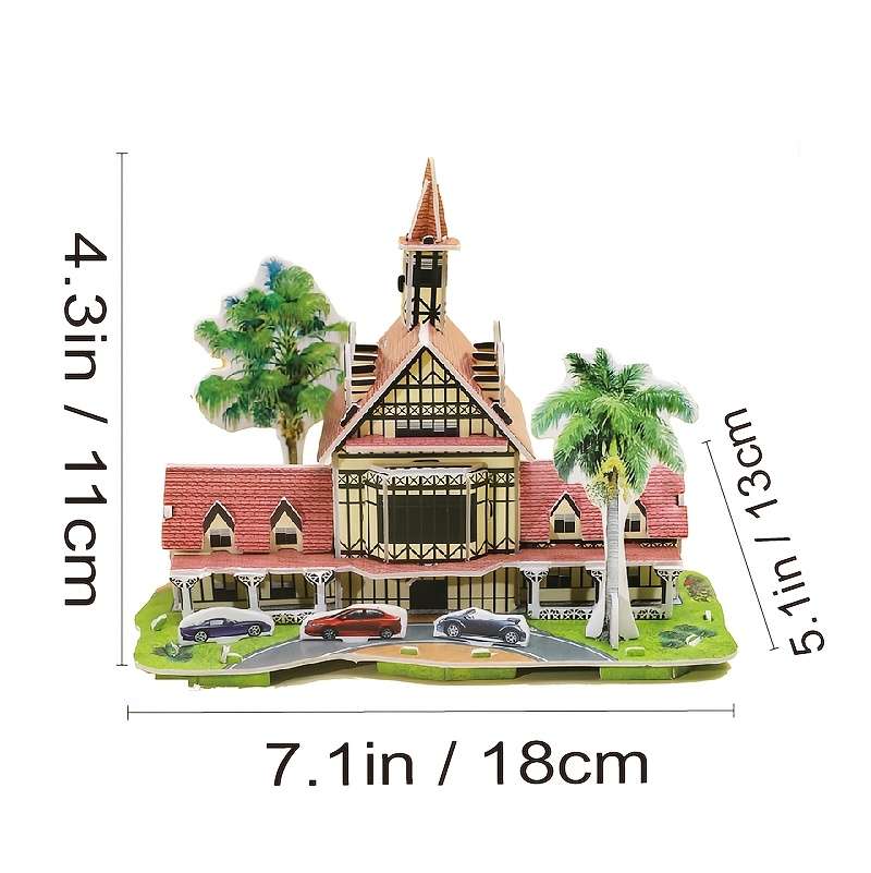 Building Toy Architectural Model Toy Set Model Jf A023