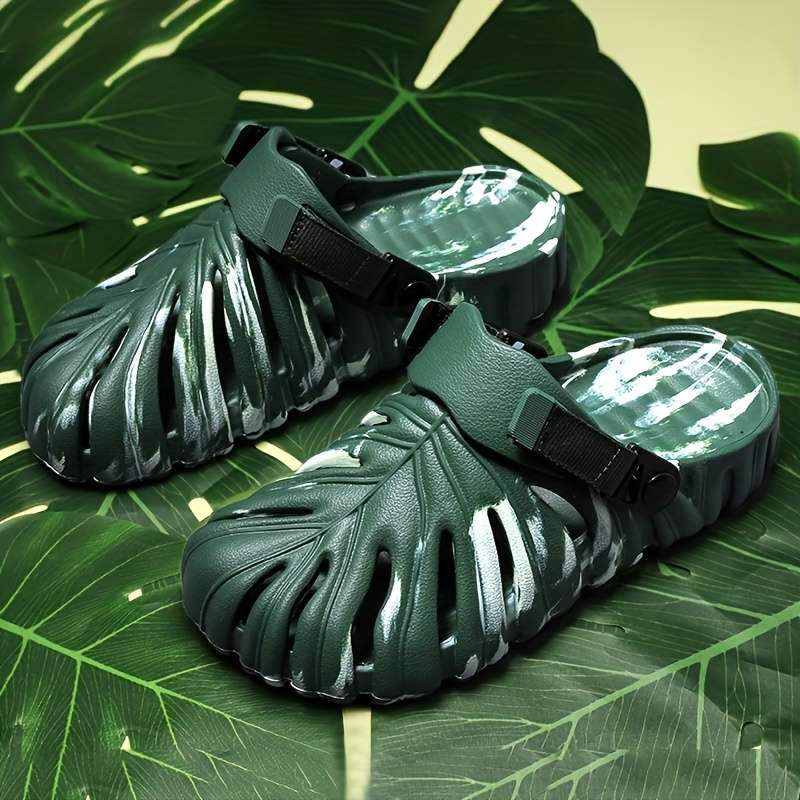 Sandals Color Camouflage White Back Strap Size Uk 4.5 5