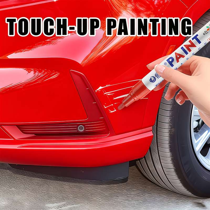 Car Scratch Repair Tool Color 2Pcs Red