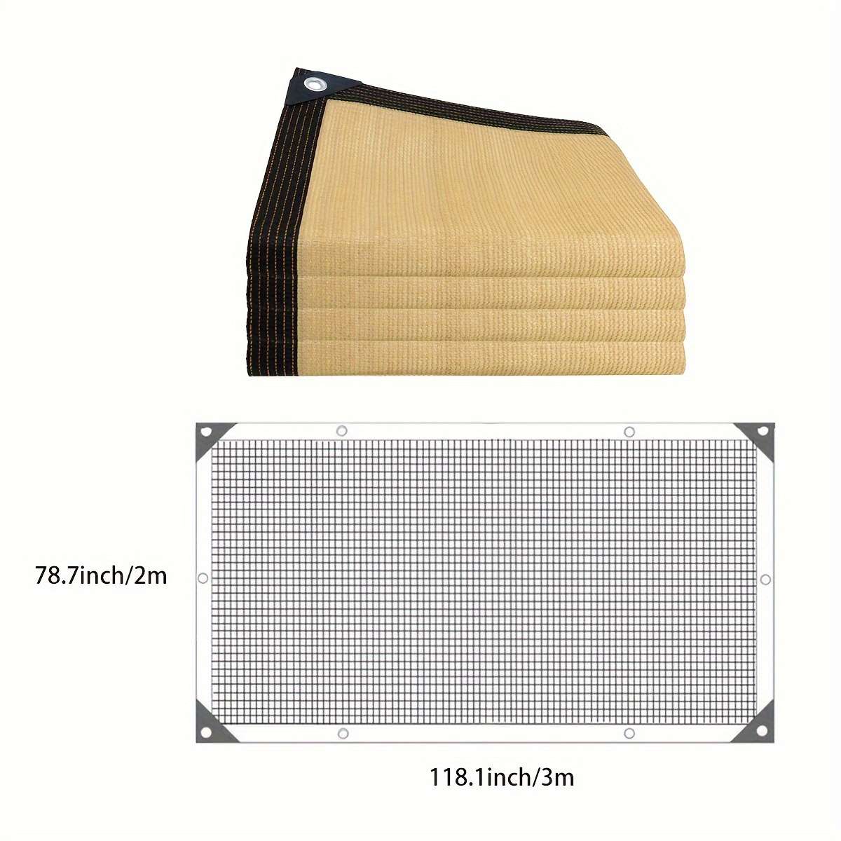 Shade Net Size 78.7*78.7Inch2*2M