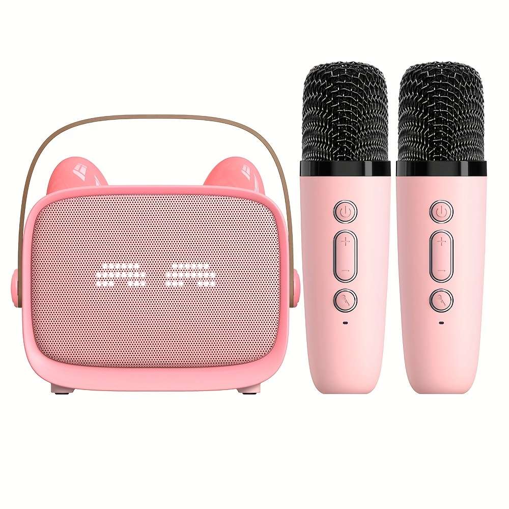 Speaker Color Pink Quantity3Pcs1Speaker  2 Mics