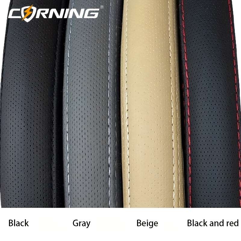 Car Steering Wheel Cover Black Red   Car Steering Wheel Cover