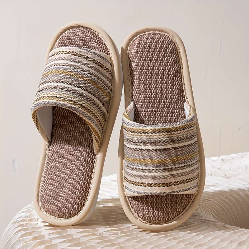 Cotton Slippers Color Beige Sizeuk 3.5-4