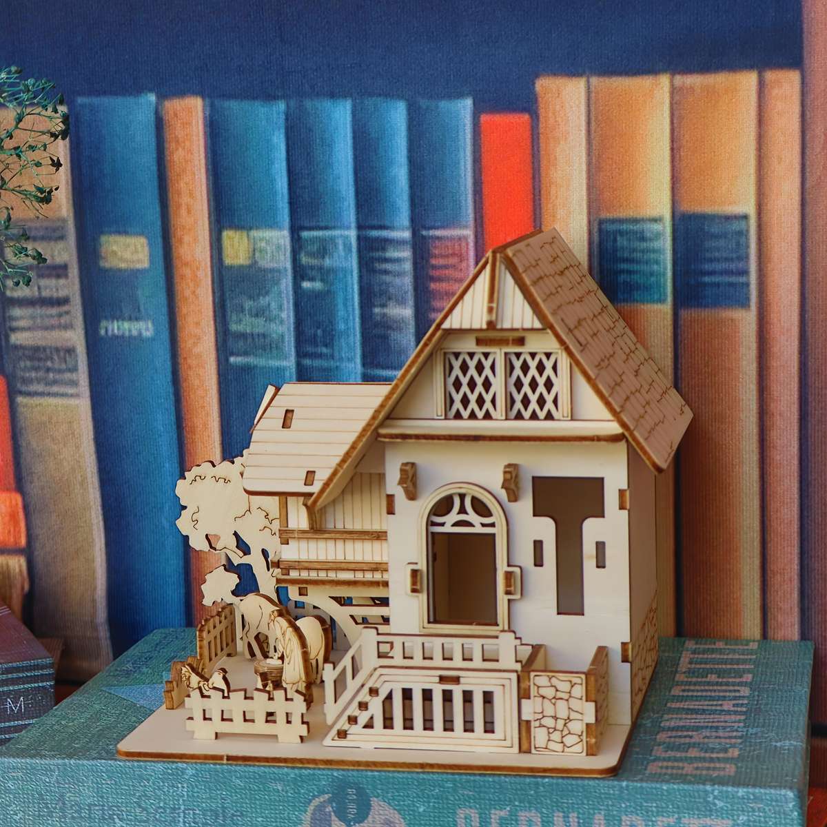 Building Toy Architectural Model Toy Set Items Farm Cottage