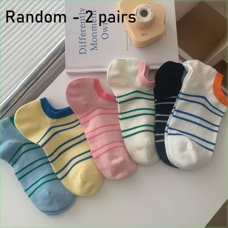 Women S Socks Color Random2 Pairs Size Onesize