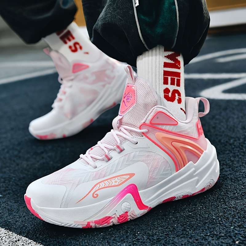 Sneakers White Pink Size Uk 7