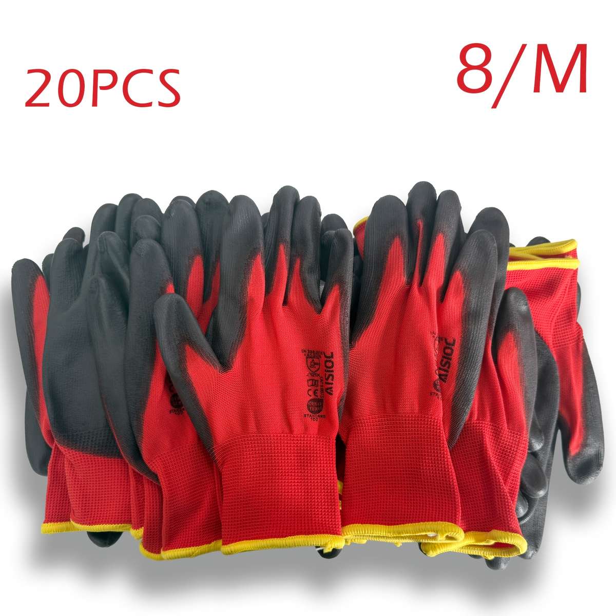 Work Gloves Color Red10 Pairs Size7S