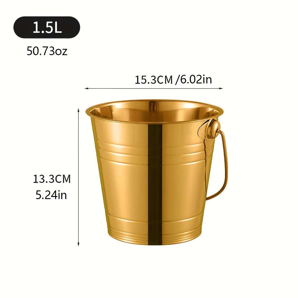 Ice Bucket Color Silvery Size1.5L