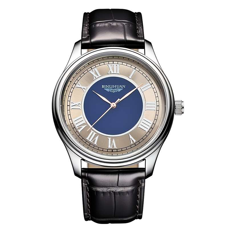 New Authentic Men Quartz Watch Classic High End Minimalist Design