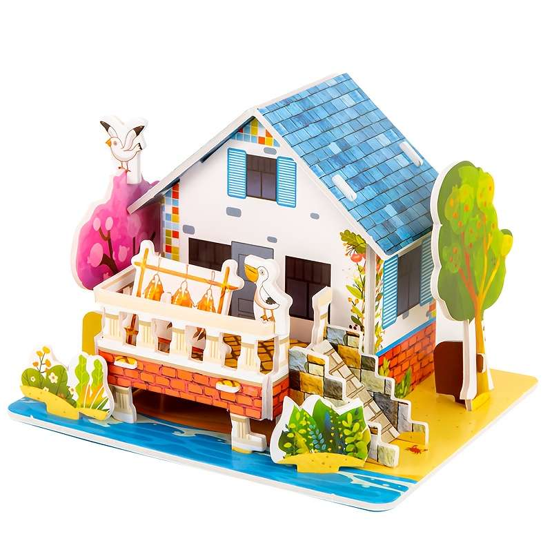 Building Toy Architectural Model Toy Set Items Coffee Shop