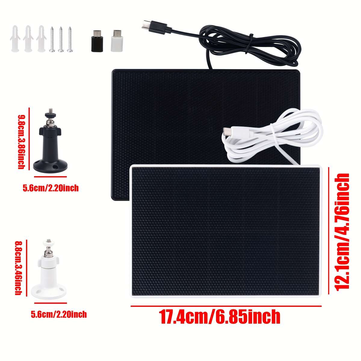 Solar Panel Color White Quantity 2Pcs