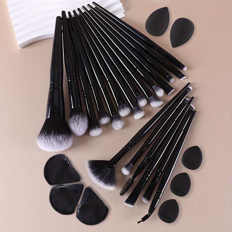 Makeup Brush Set Color Black2 Quantity28Pcs