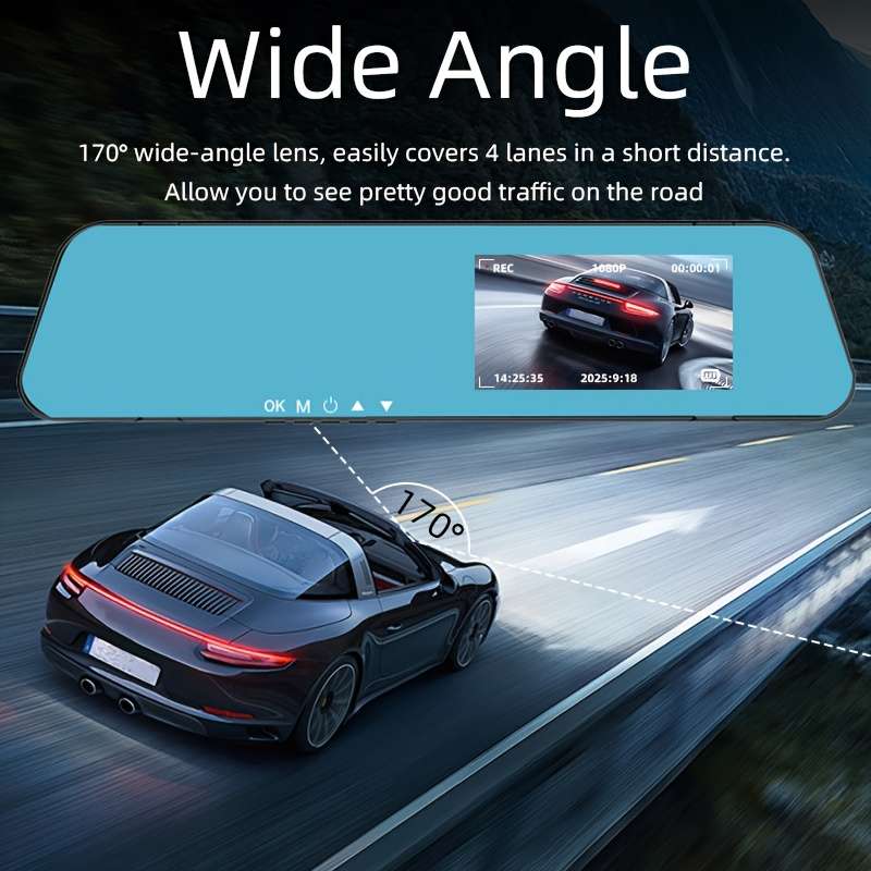 Dashcam Items 1080P Single Camera  No Rear Camera