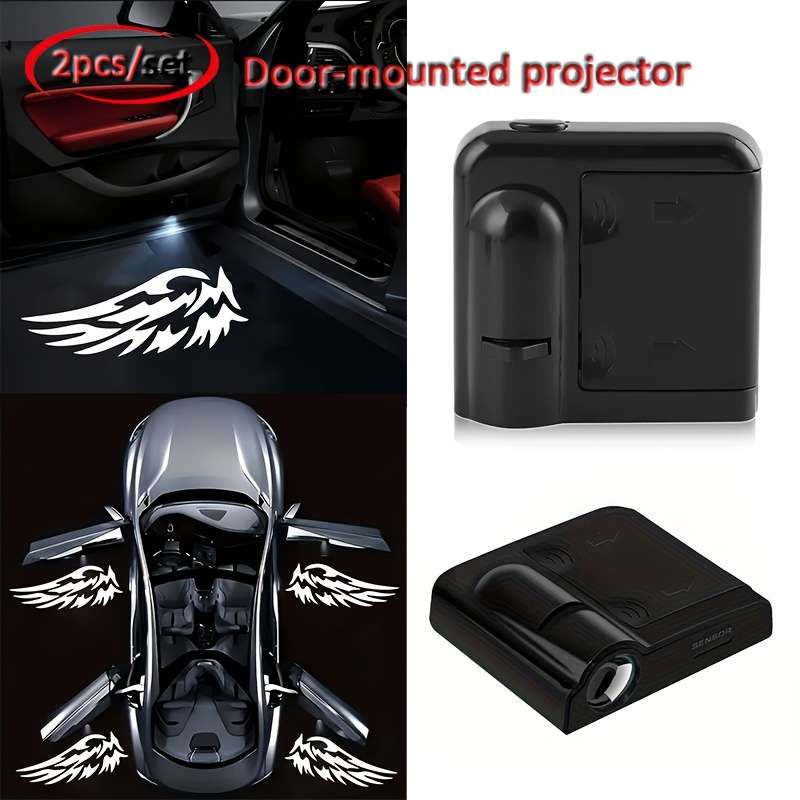Car Lights Style White Wings Quantity 2Pcsset