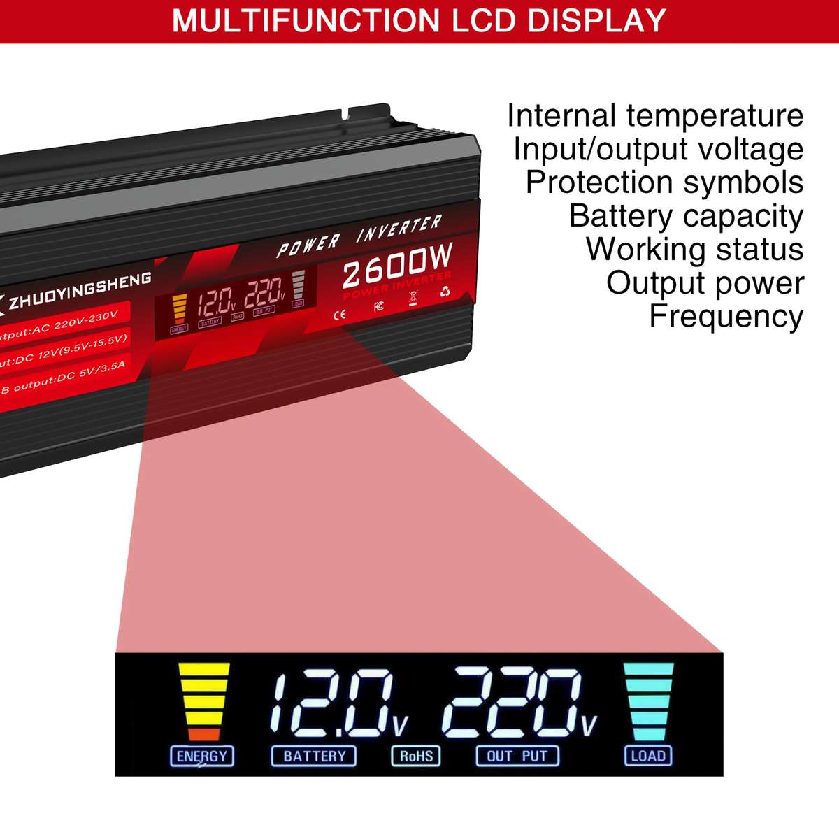 Inverter Model 2600W