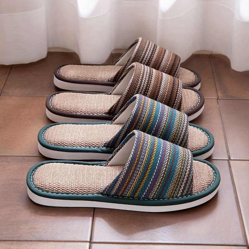 Cotton Slippers Color Beige Sizeuk 8.5-9