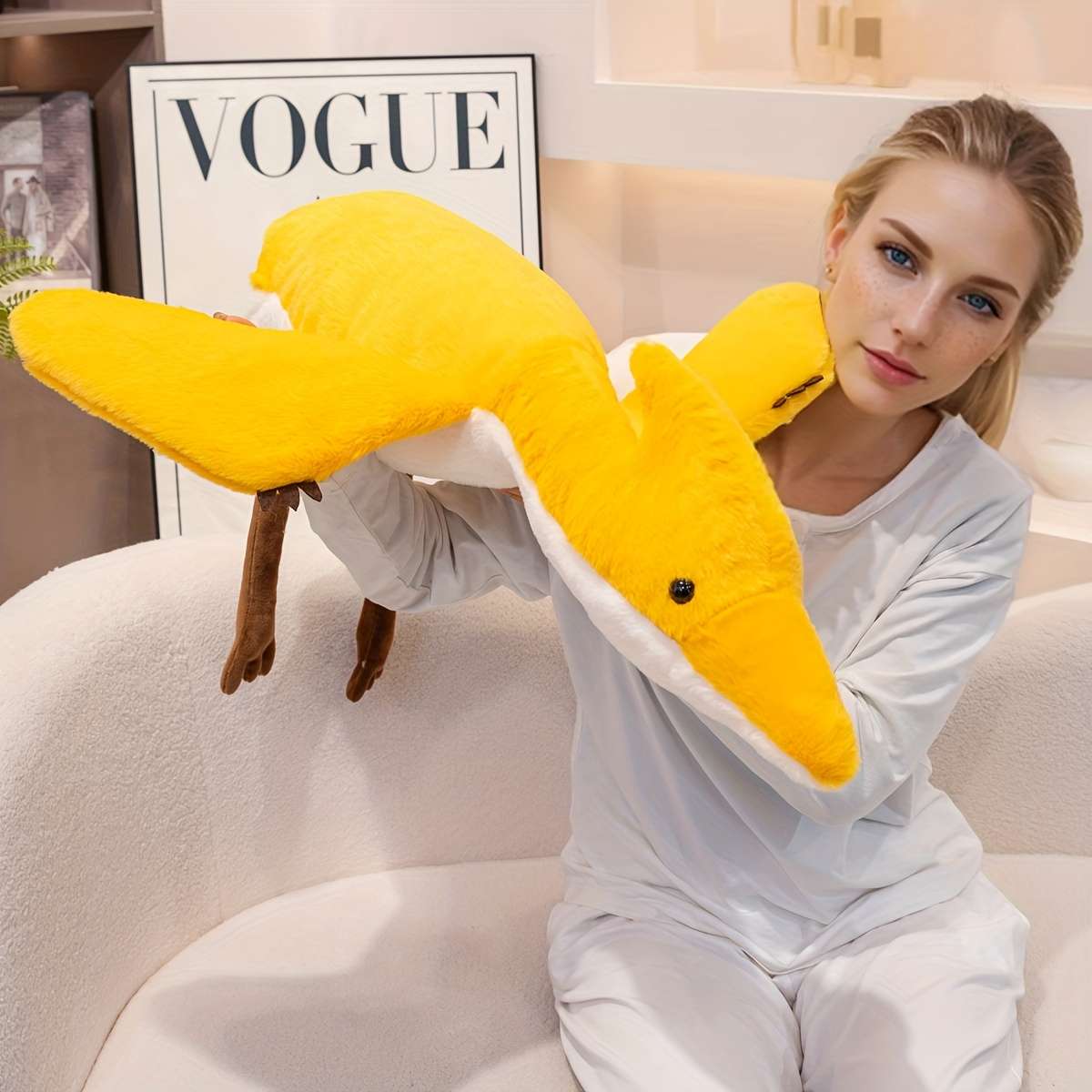 Plush Toyss color Green Flying Pterosaur size Large size 100 cm